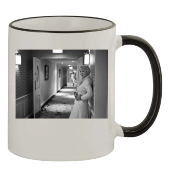 Helen Mirren 11oz Colored Rim & Handle Mug