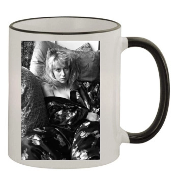 Helen Mirren 11oz Colored Rim & Handle Mug