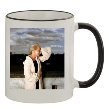 Helen Mirren 11oz Colored Rim & Handle Mug