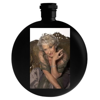 Helen Mirren Round Flask