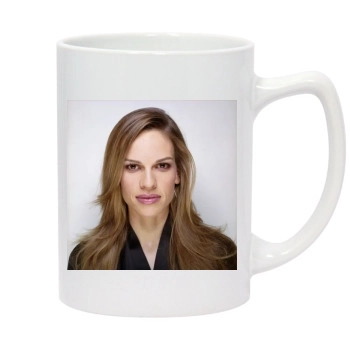 Hilary Swank 14oz White Statesman Mug