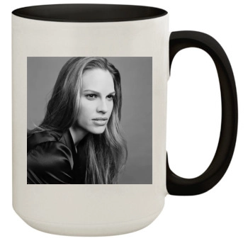 Hilary Swank 15oz Colored Inner & Handle Mug