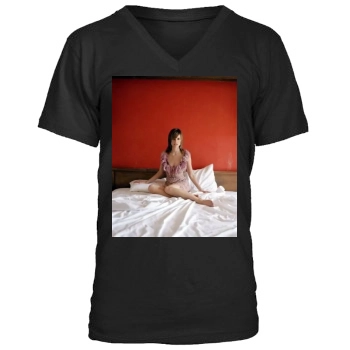 Hilary Swank Men's V-Neck T-Shirt