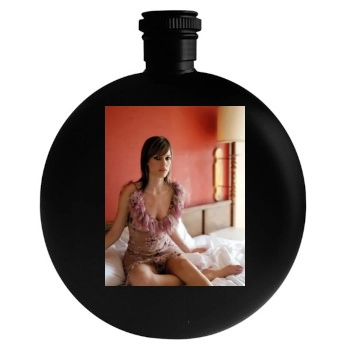 Hilary Swank Round Flask