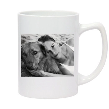 Hilary Swank 14oz White Statesman Mug