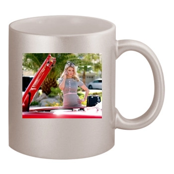 Holly Madison 11oz Metallic Silver Mug