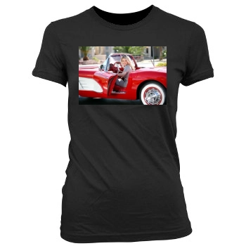 Holly Madison Women's Junior Cut Crewneck T-Shirt