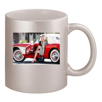 Holly Madison 11oz Metallic Silver Mug