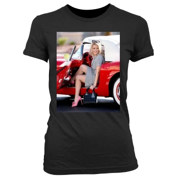 Holly Madison Women's Junior Cut Crewneck T-Shirt