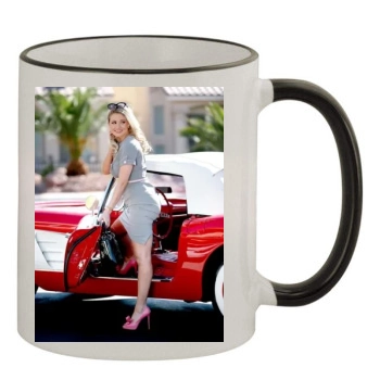 Holly Madison 11oz Colored Rim & Handle Mug