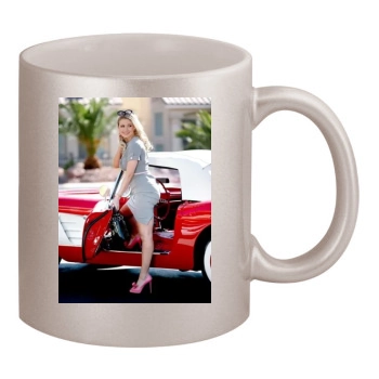 Holly Madison 11oz Metallic Silver Mug