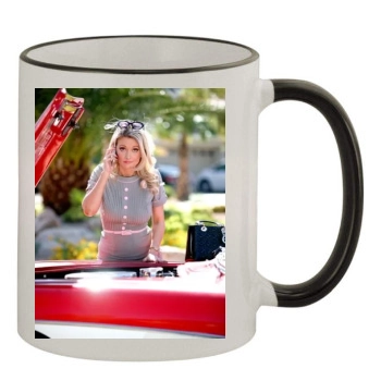 Holly Madison 11oz Colored Rim & Handle Mug