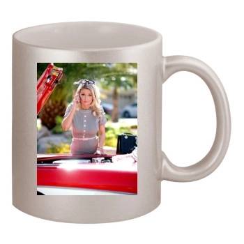 Holly Madison 11oz Metallic Silver Mug