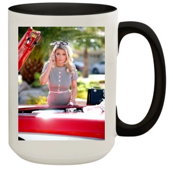 Holly Madison 15oz Colored Inner & Handle Mug