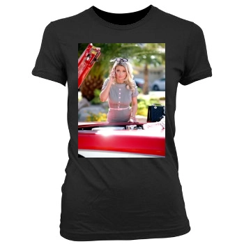 Holly Madison Women's Junior Cut Crewneck T-Shirt