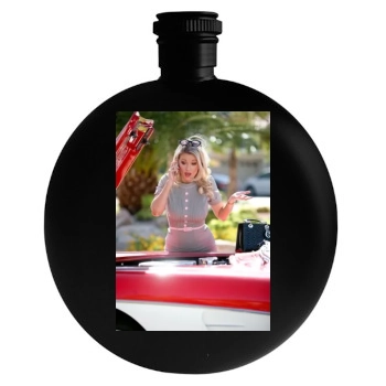 Holly Madison Round Flask