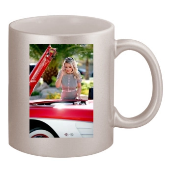 Holly Madison 11oz Metallic Silver Mug