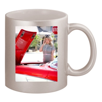 Holly Madison 11oz Metallic Silver Mug