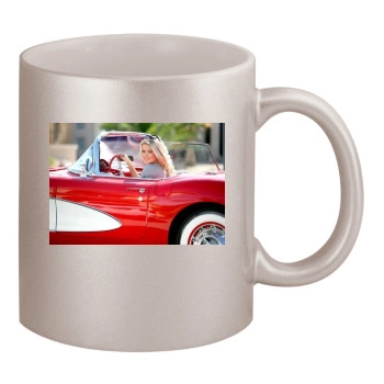 Holly Madison 11oz Metallic Silver Mug