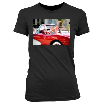 Holly Madison Women's Junior Cut Crewneck T-Shirt