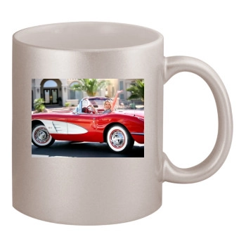 Holly Madison 11oz Metallic Silver Mug