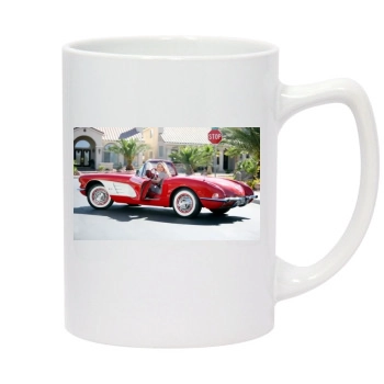 Holly Madison 14oz White Statesman Mug