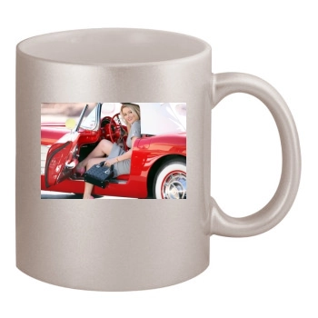 Holly Madison 11oz Metallic Silver Mug