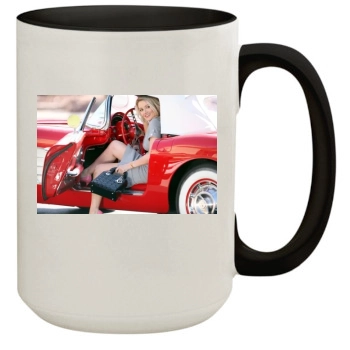 Holly Madison 15oz Colored Inner & Handle Mug