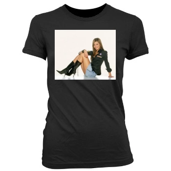 Holly Valance Women's Junior Cut Crewneck T-Shirt