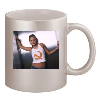 Holly Valance 11oz Metallic Silver Mug