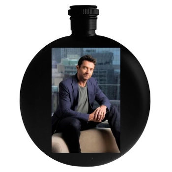 Hugh Jackman Round Flask