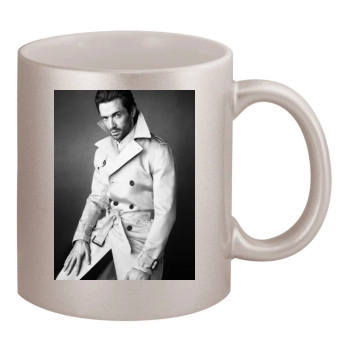 Hugh Jackman 11oz Metallic Silver Mug