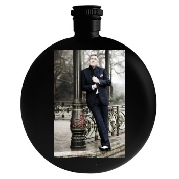 Hugh Laurie Round Flask