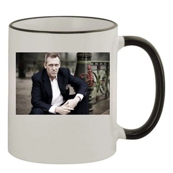 Hugh Laurie 11oz Colored Rim & Handle Mug