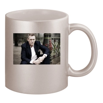 Hugh Laurie 11oz Metallic Silver Mug