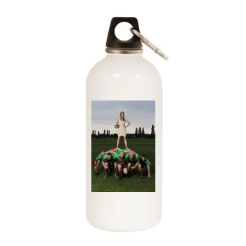 Hayley Westenra White Water Bottle With Carabiner