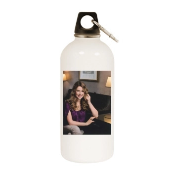 Hayley Westenra White Water Bottle With Carabiner