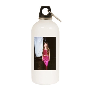 Hayley Westenra White Water Bottle With Carabiner