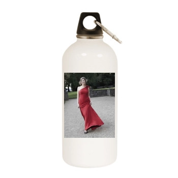 Hayley Westenra White Water Bottle With Carabiner