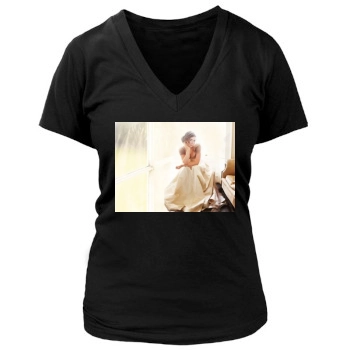 Hayley Westenra Women's Deep V-Neck TShirt