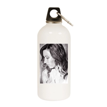 Hayley Westenra White Water Bottle With Carabiner