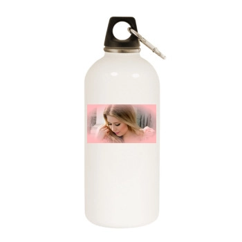 Hayley Westenra White Water Bottle With Carabiner