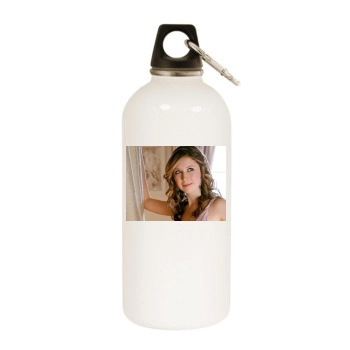 Hayley Westenra White Water Bottle With Carabiner