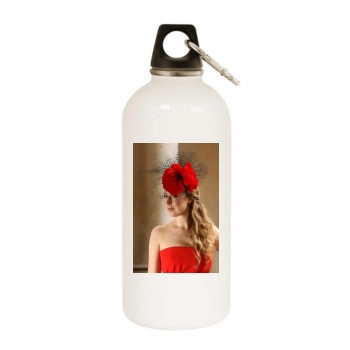 Hayley Westenra White Water Bottle With Carabiner