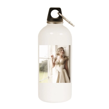 Hayley Westenra White Water Bottle With Carabiner