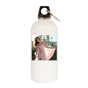 Hayley Westenra White Water Bottle With Carabiner