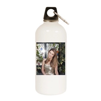 Hayley Westenra White Water Bottle With Carabiner