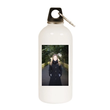 Hayley Westenra White Water Bottle With Carabiner