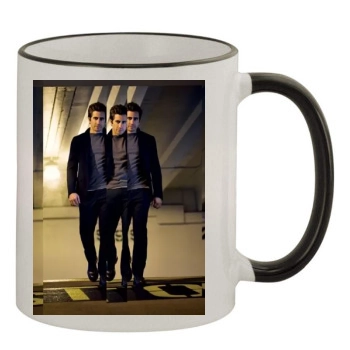 Jake Gyllenhaal 11oz Colored Rim & Handle Mug