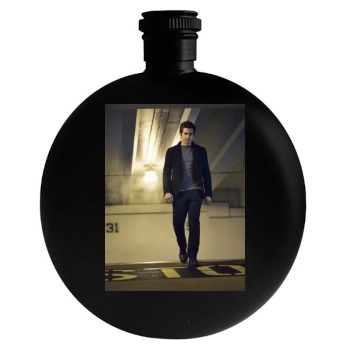 Jake Gyllenhaal Round Flask